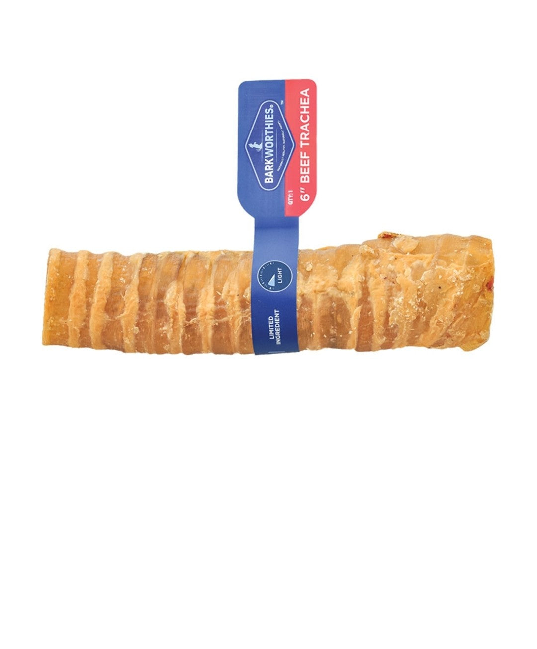 Barkworthies Dog Beef Trachea 6 Inch 12 pack
