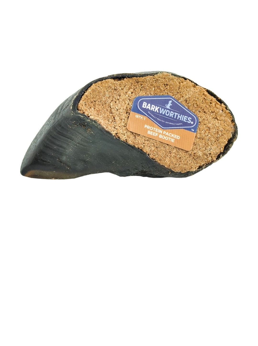 Barkworthies Dog Bootie Beef and Peanut butter 4 Inch 20 pack