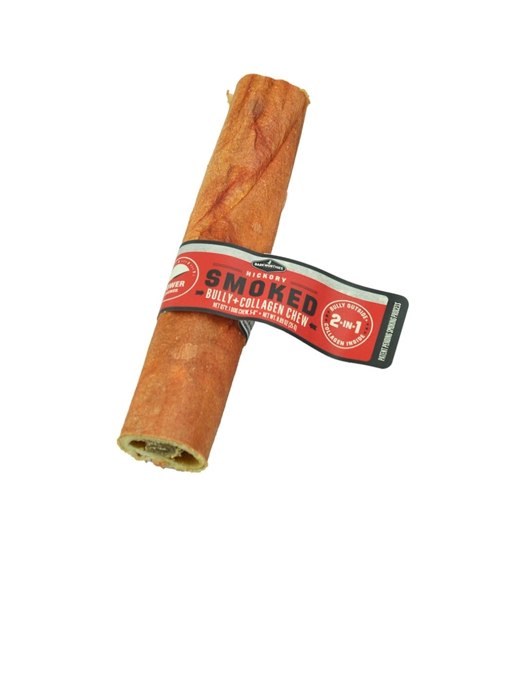 Barkworthies Dog Smoked Bully Collagen 6 Inch 50 pack
