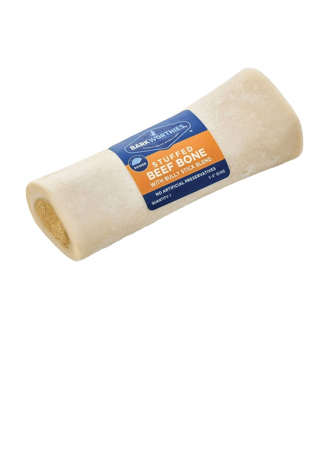 Barkworthies Dog Stuffed Shin Bone Large 10 pack