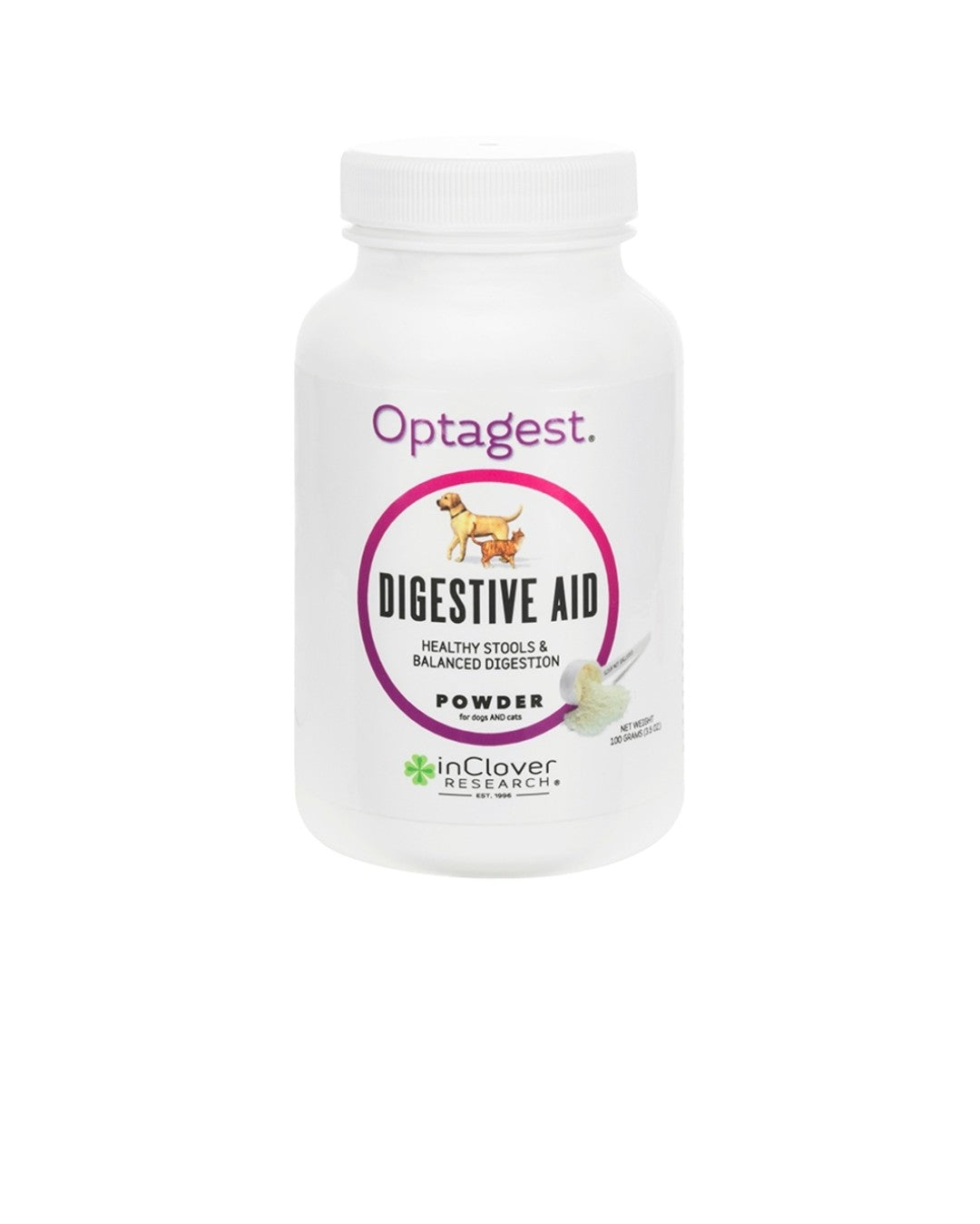 Inclover Dog and Cat Optagest Digestive Aid 100 g