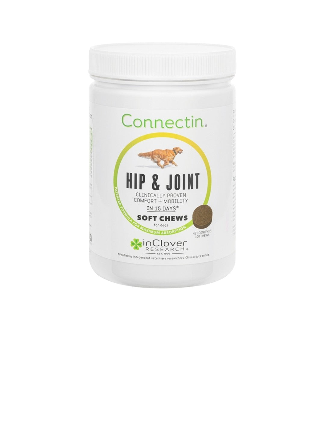 Inclover Dog Connectin Hip and Joint Soft Chew 100 pack