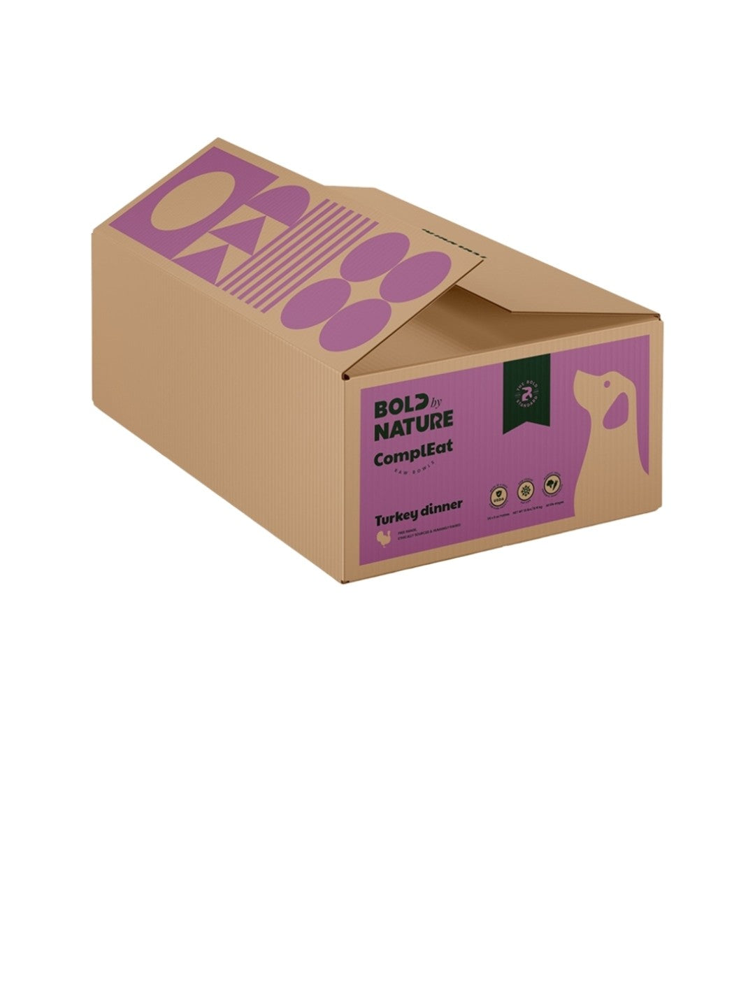 Bold By Nature Dog Frozen Turkey 18 lbs