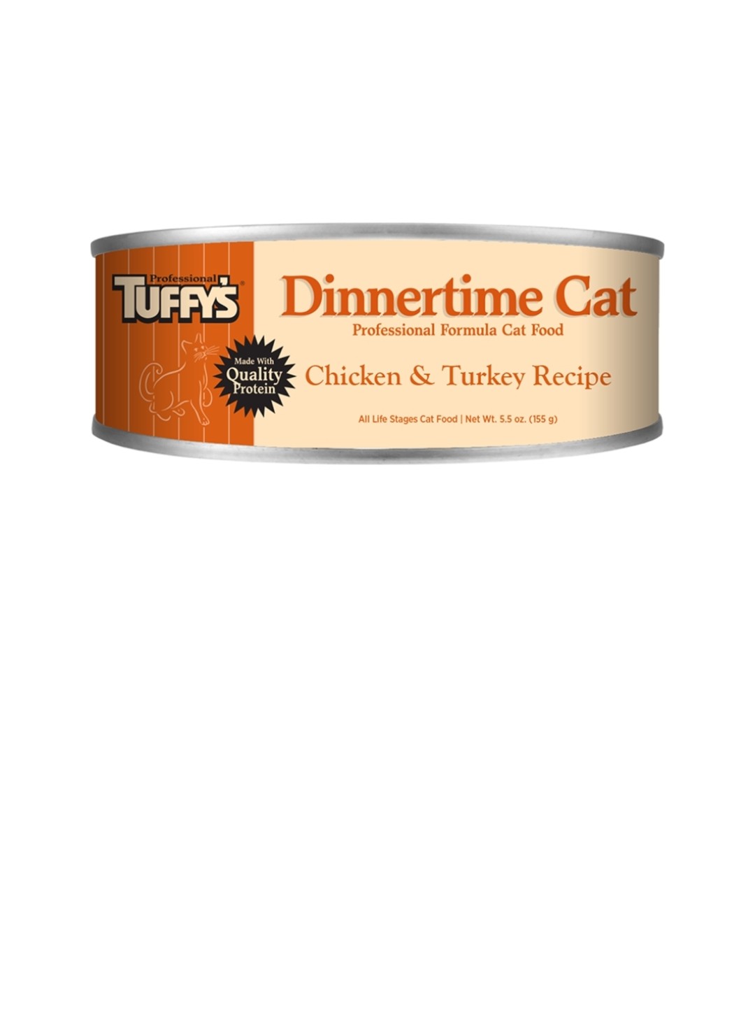 Tuffys Cat Professional Dinner Time Chicken and Turkey 5.5 oz 24 pack