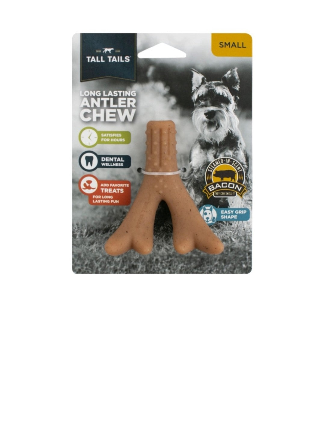 Tall Tails Dog Antler Chew Bacon Small 5 in