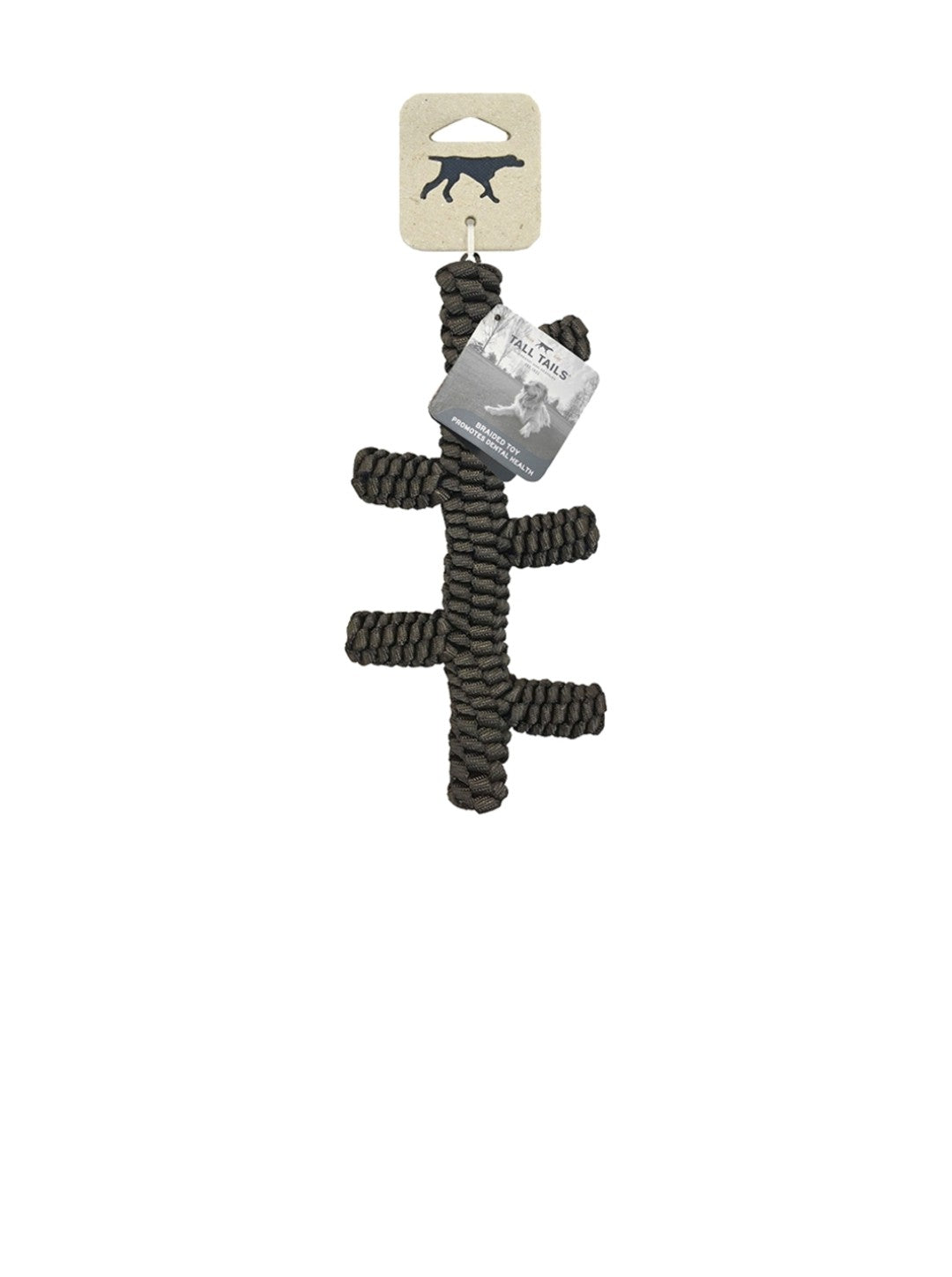 Tall Tails Dog Braided Stick Brown 9 in