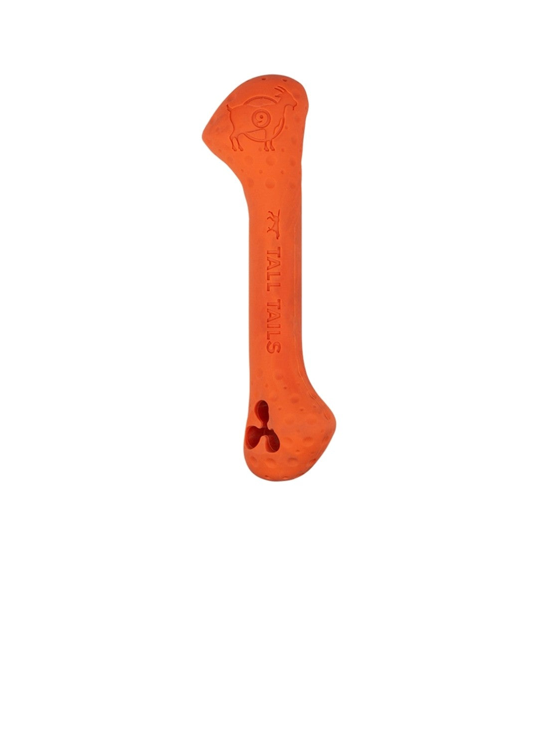 Tall Tails Dog Goat Bone Orange 9 in
