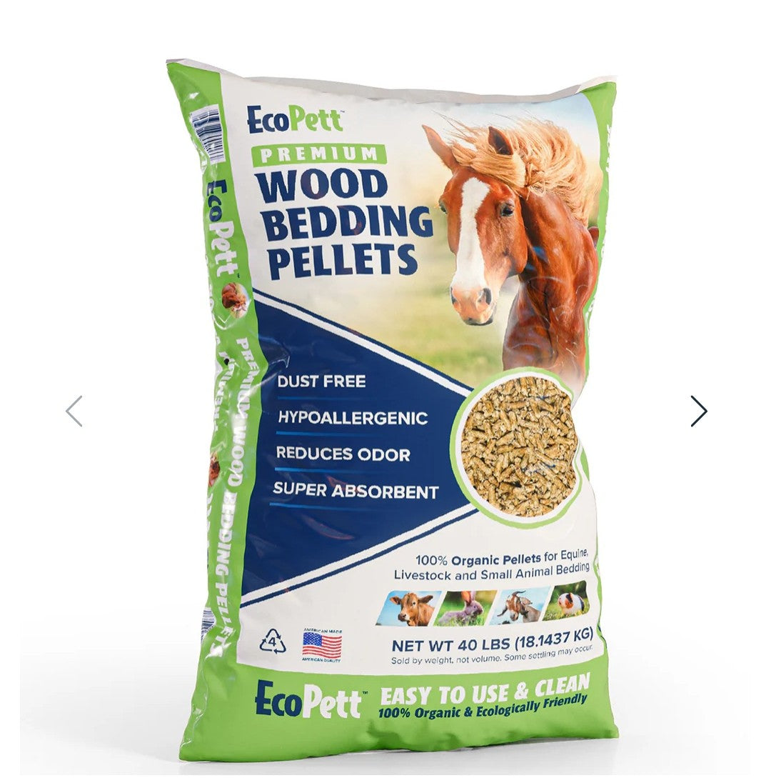 Eco Pet Premium Wood Bedding Pellets 40 lb