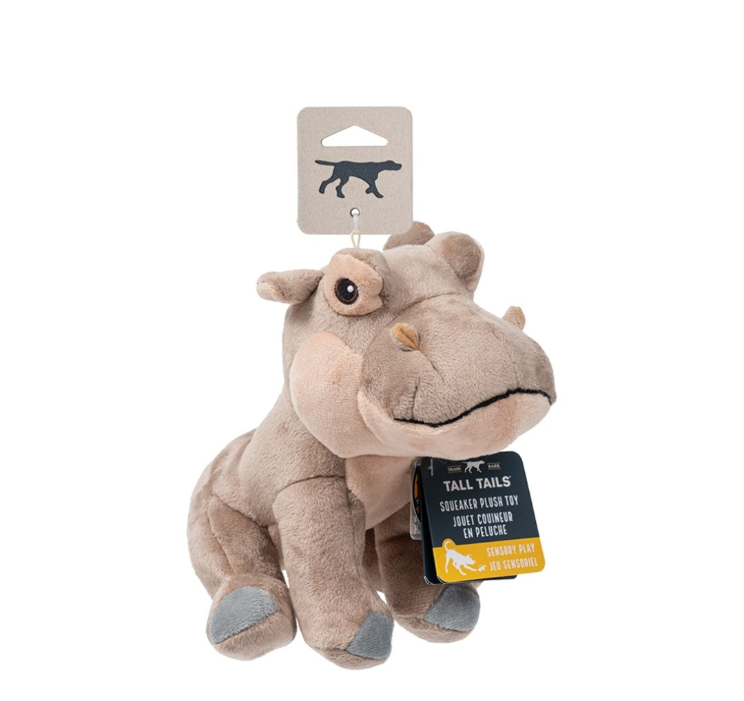 Tall Tails Dog Plush Hippo 8 in