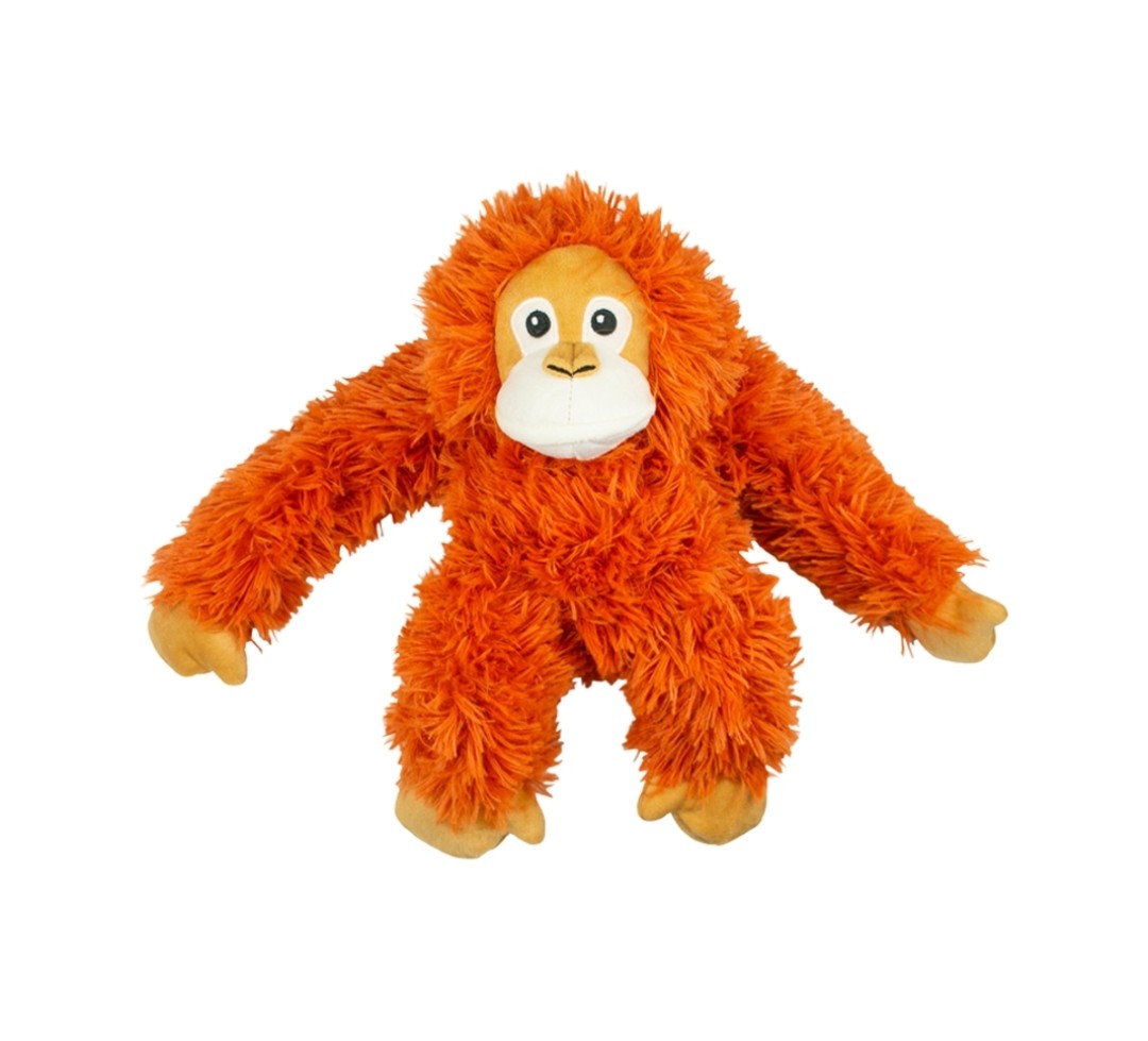 Tall Tails Dog Plush Rope Orangutan 14 in