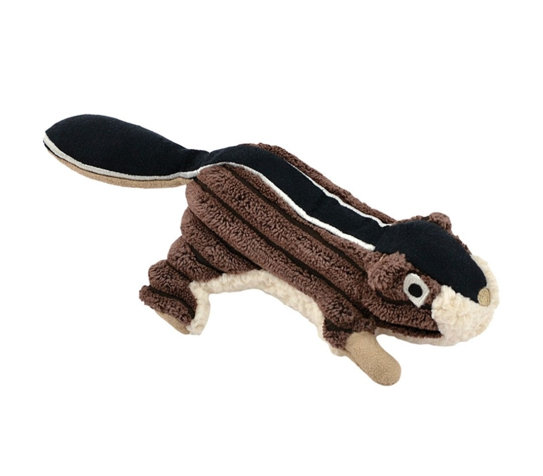 Tall Tails Dog Plush Squeaker Chipmunk 5 in