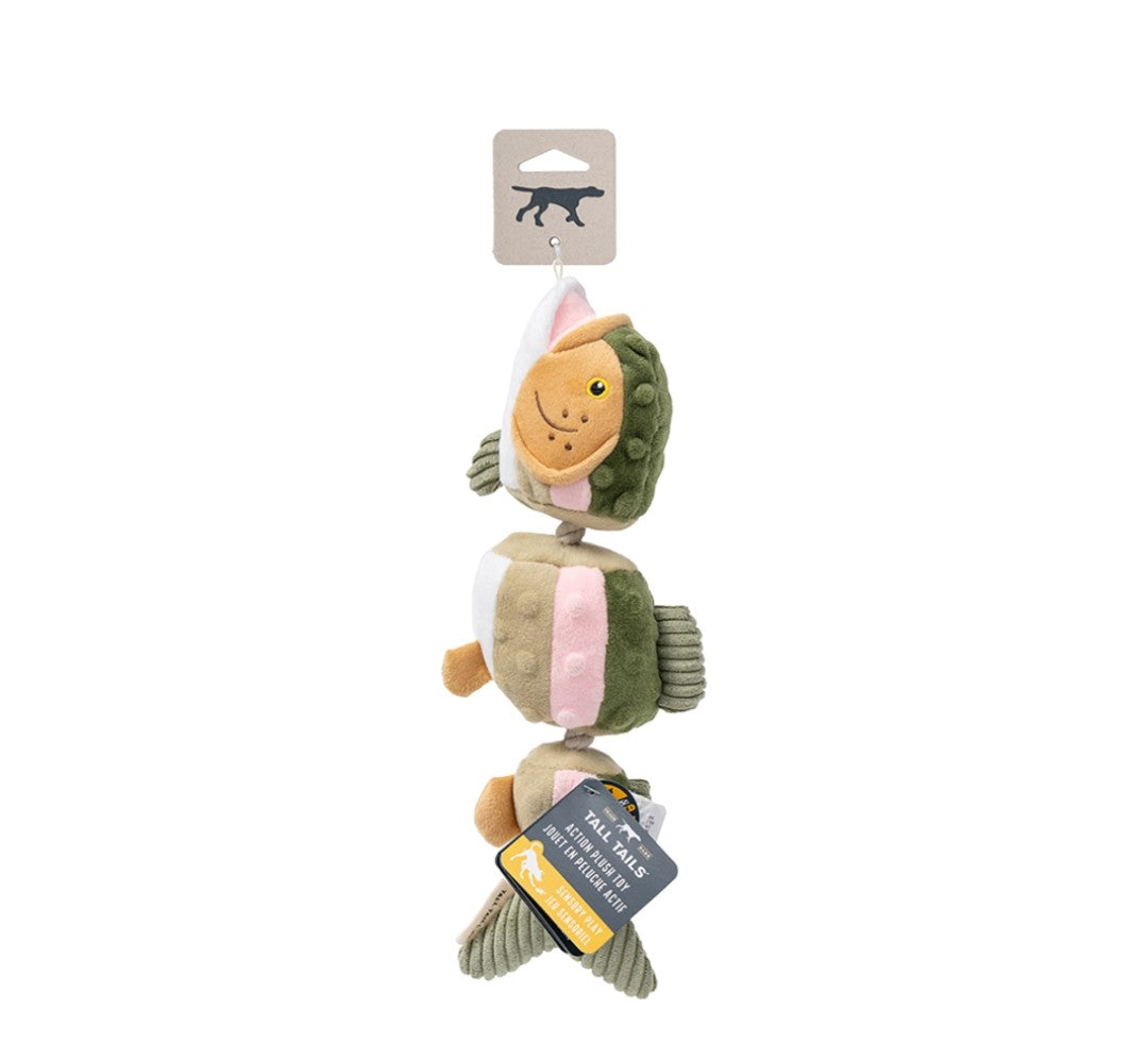 Tall Tails Dog Trout Jointed Toy 14 in