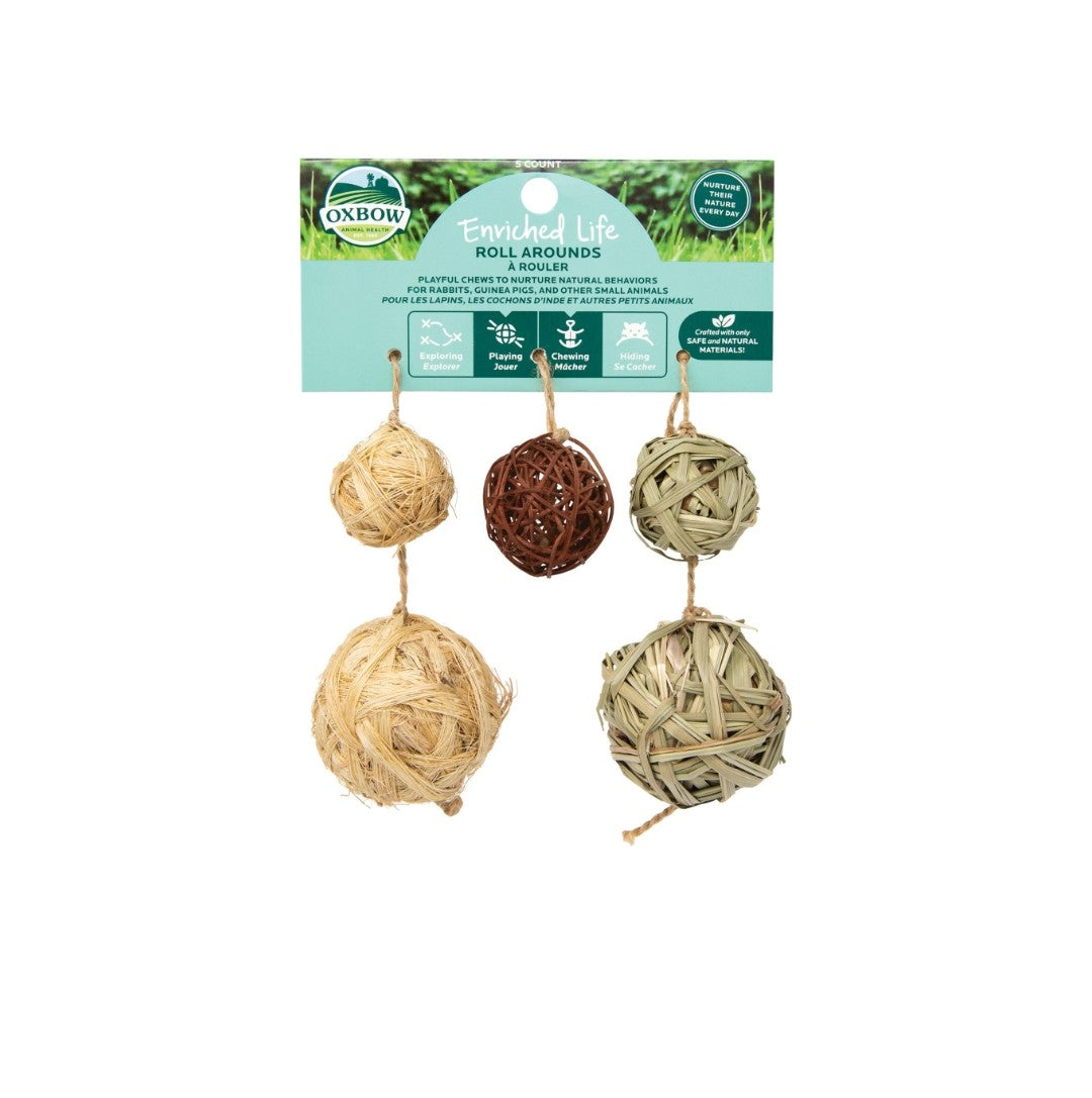 Oxbow Roll Arounds Small Animal Toy