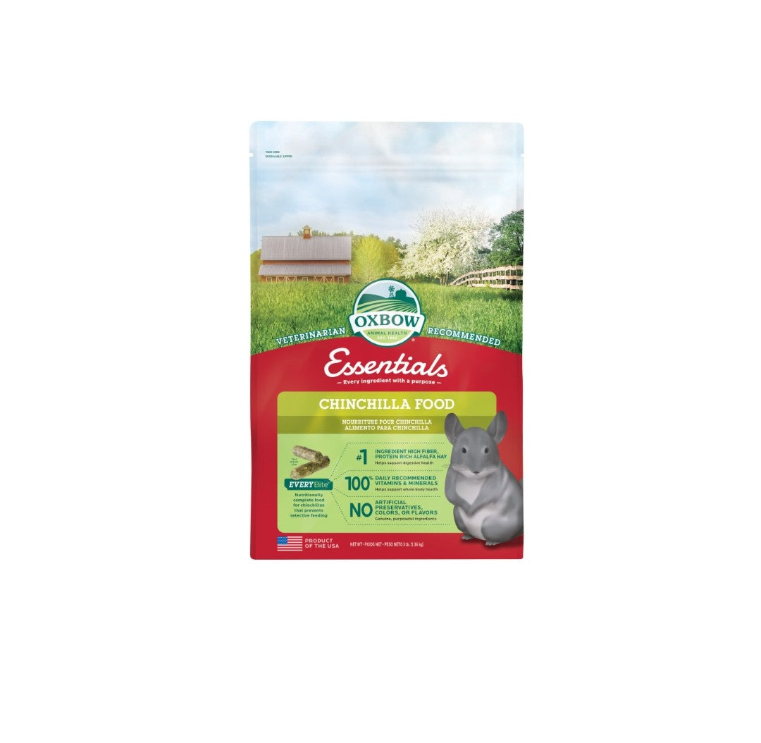 Oxbow Chinchilla Food 3 lbs