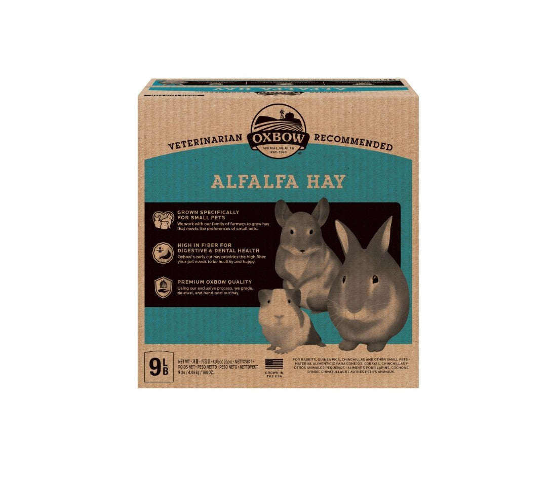 Oxbow Alfalfa Hay Small Animal 9 lbs