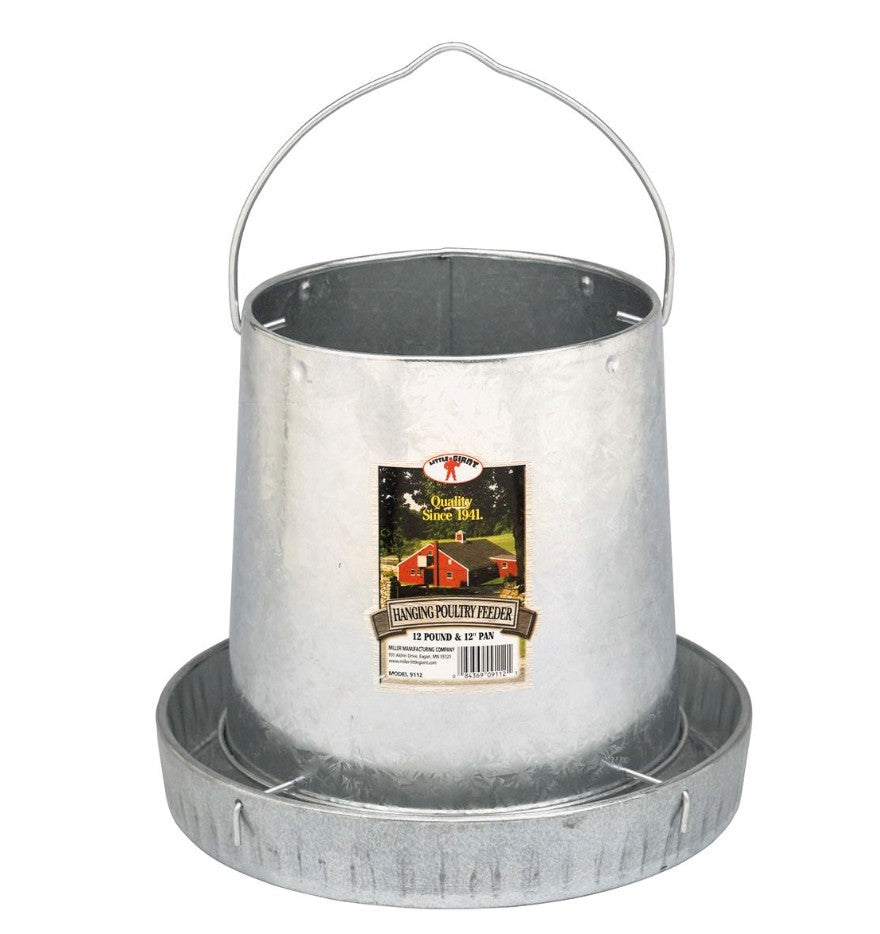 Galvanized Hanging Feeder 12 lbs