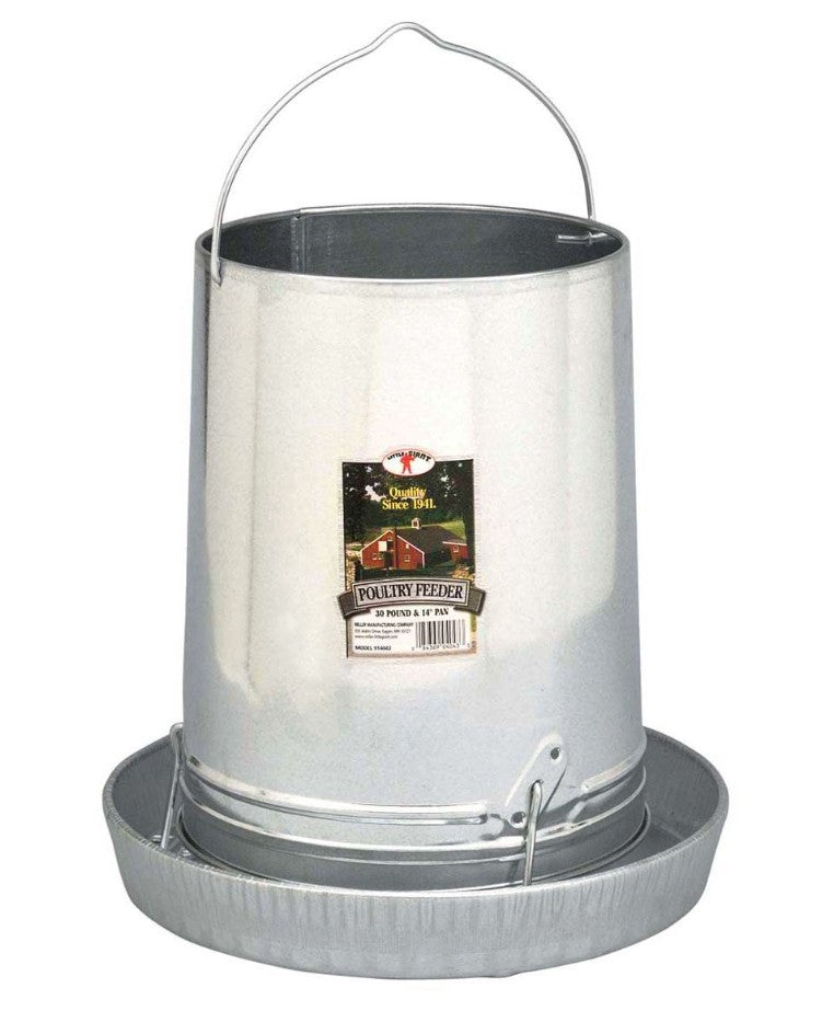 Galvanized Hanging Feeder 30 lbs