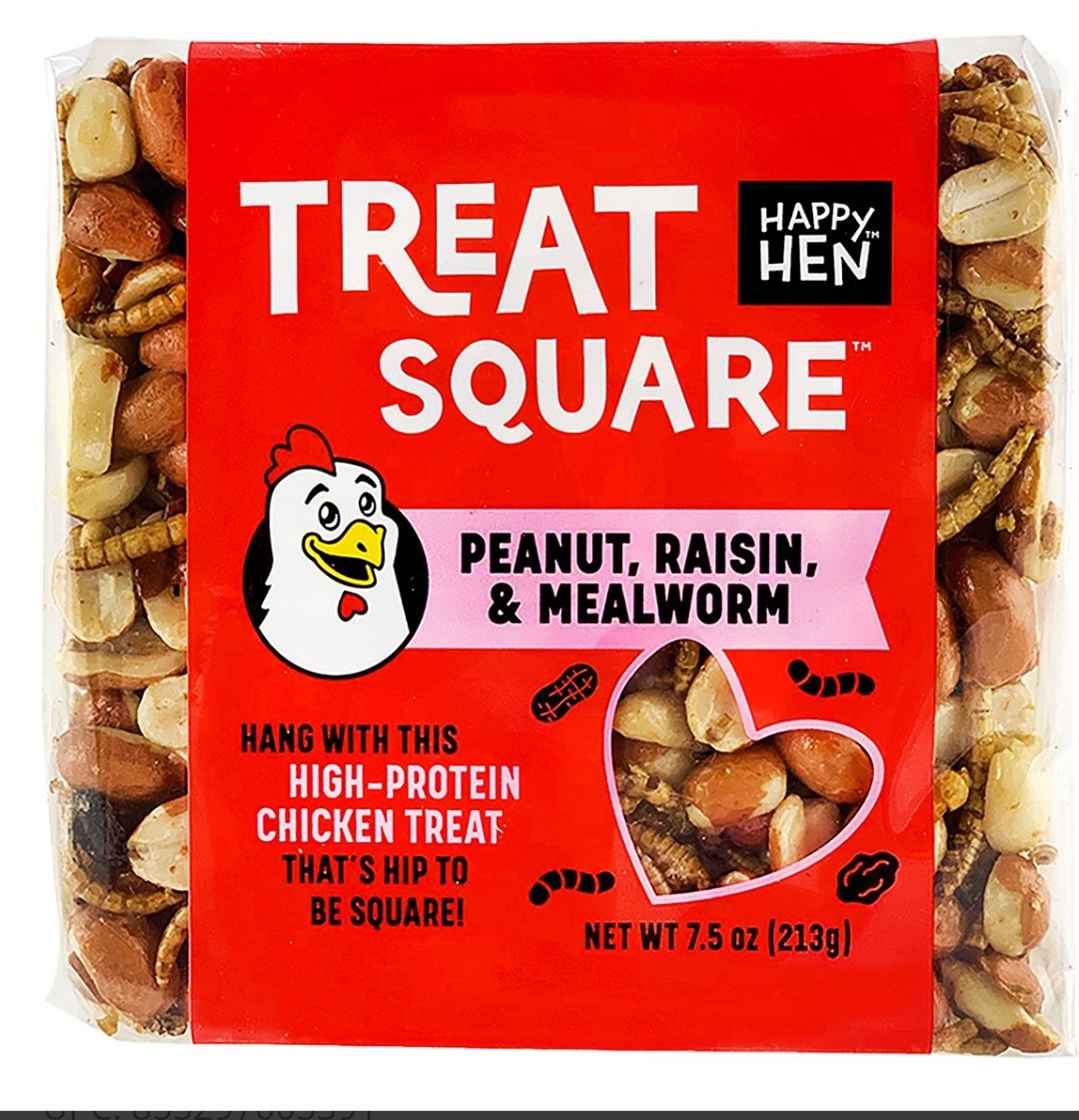 Happy Hen Treat Peanut, Raisin and Mealworm 7.5 oz