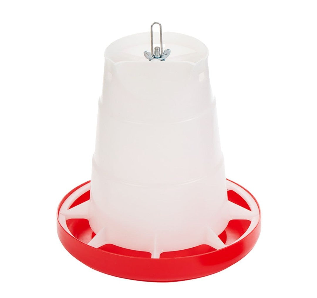 Deluxe Plastic Hanging Poultry Feeder 3 lbs