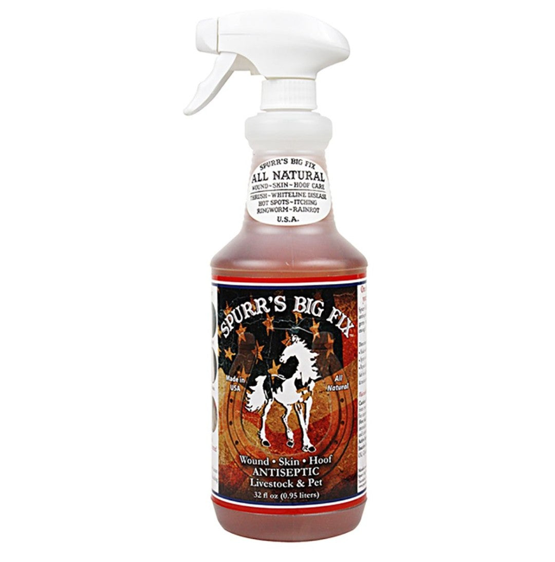 Spurrs Big Fix Wound ,Skin ,Hoof Antiseptic For Livestock and Pets 16 oz