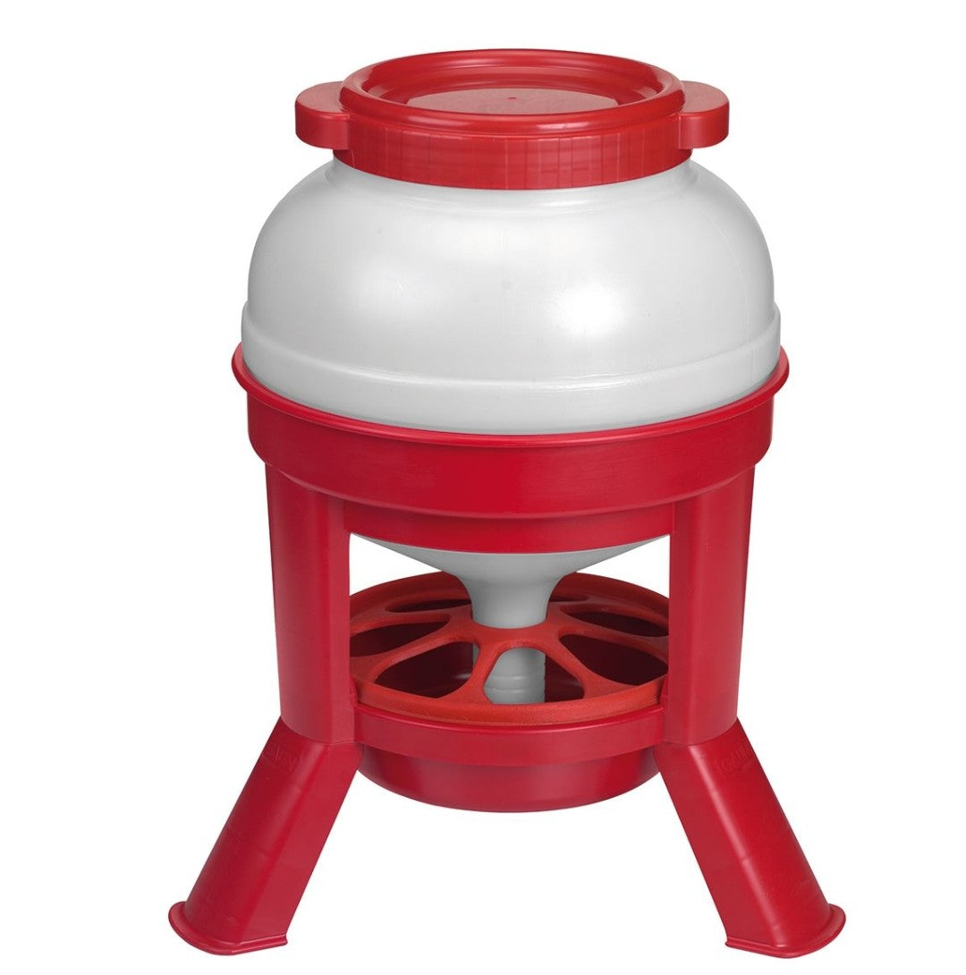 Plastic Dome Poultry Feeder 35 lbs