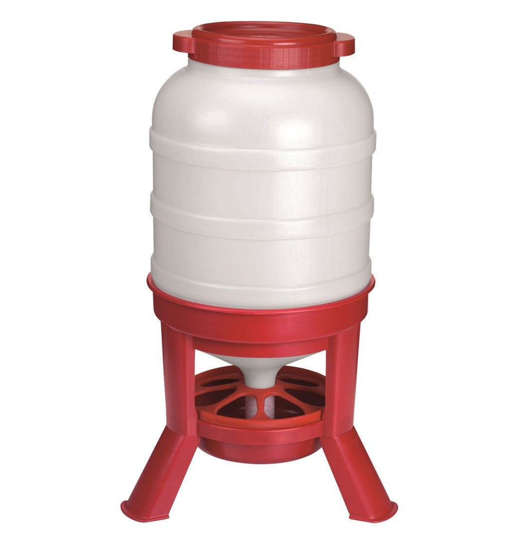 Plastic Dome Poultry Feeder 60 lbs
