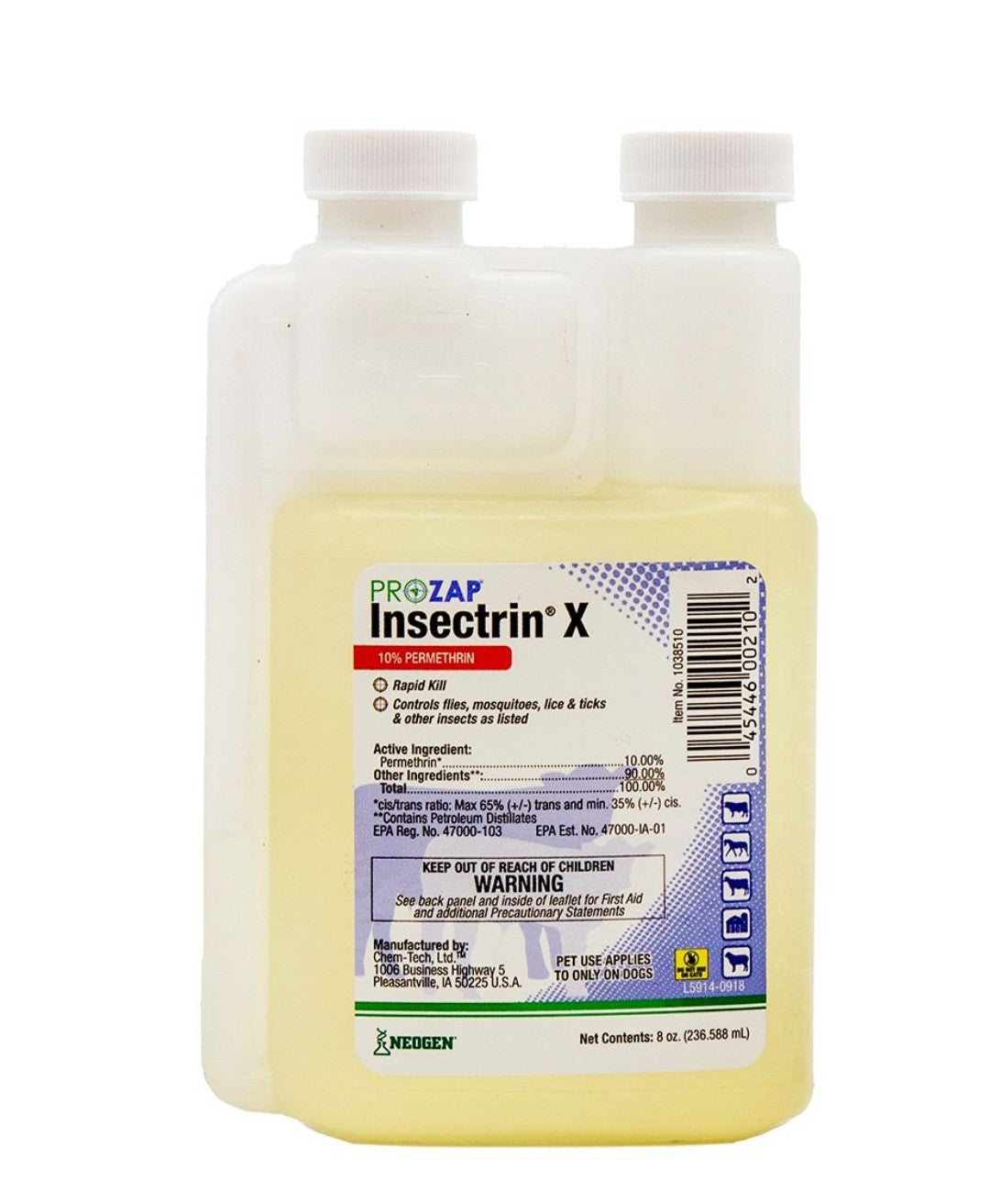 ProZap Insectrin X Concentrate 8 oz