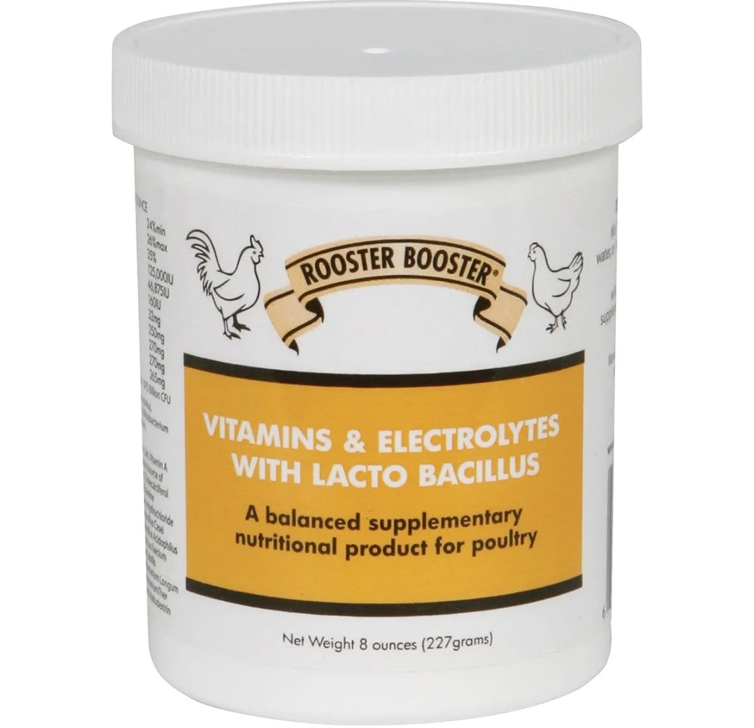 Vitamins and Electrolytes With Lactobacillus For Poultry 8 oz