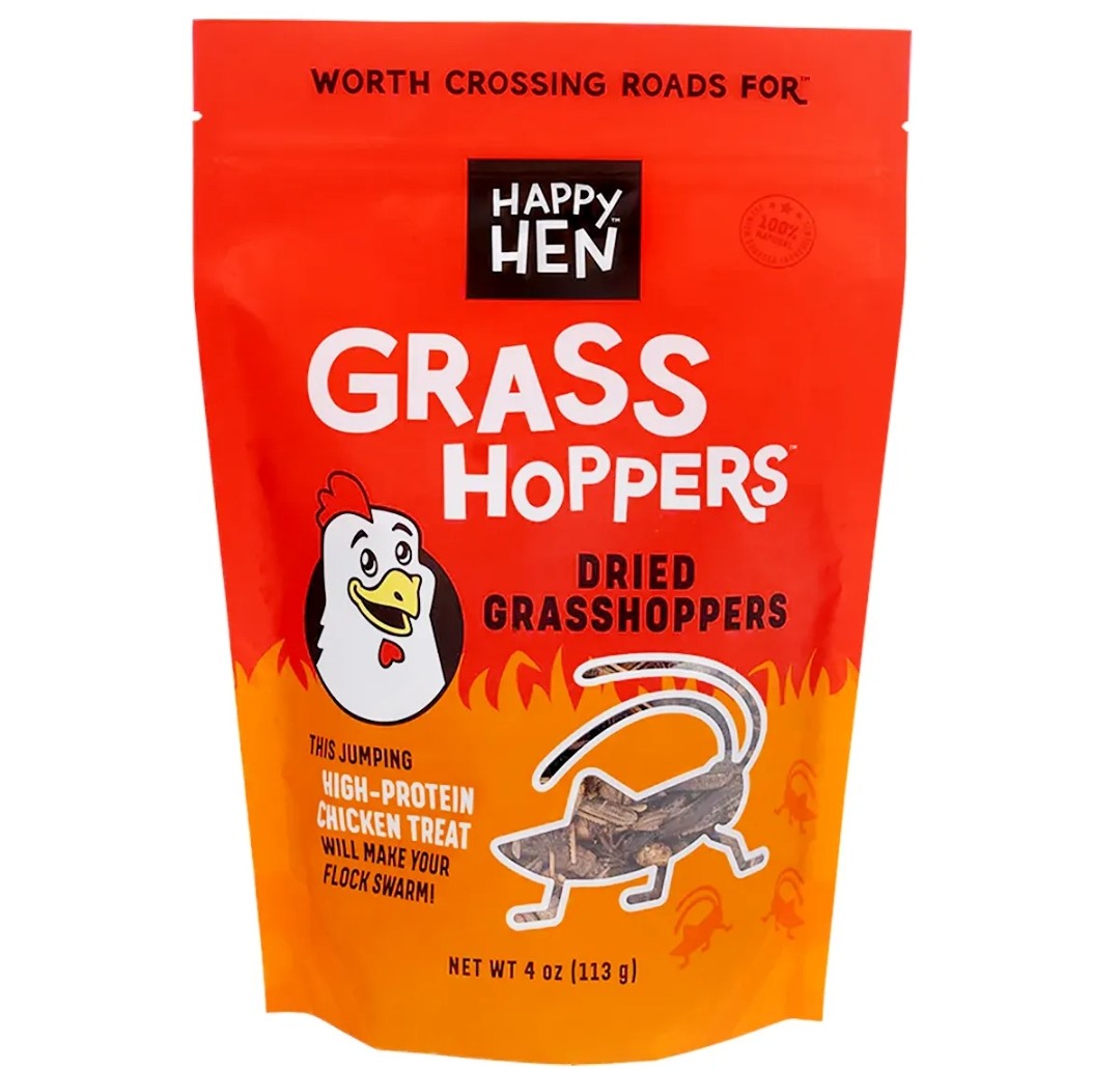 Happy Hen Dried Grasshoppers 4 oz