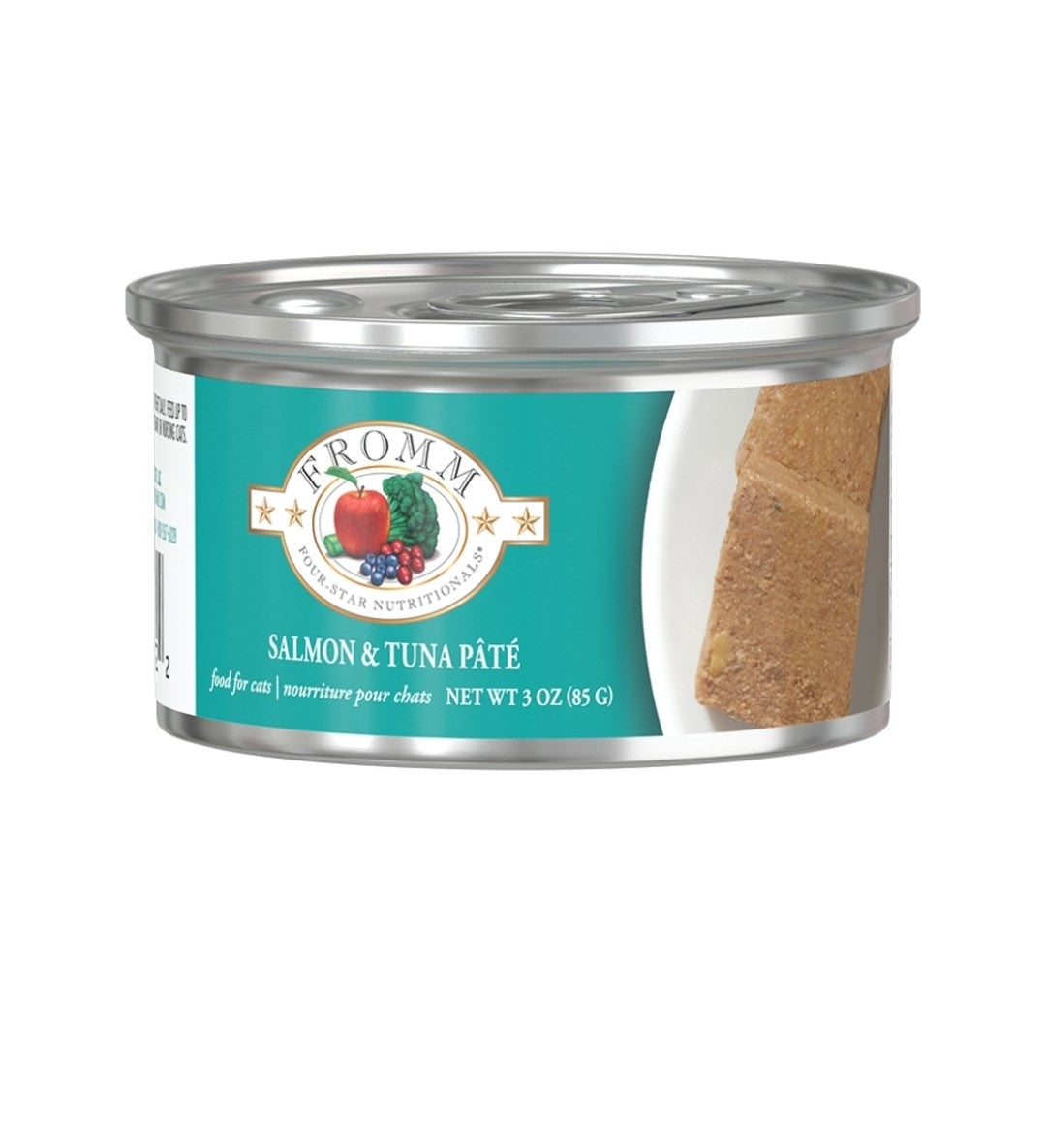 Fromm Cat 4 Star Grain Free Salmon and Tuna 3 oz cans 12 pack