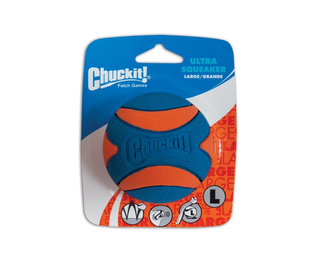 Chuckit Ultra Squeaker Ball Large Dog Toy