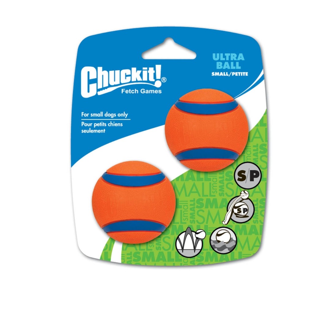 Chuckit Ultra Ball Dog Toy Small 2 pack