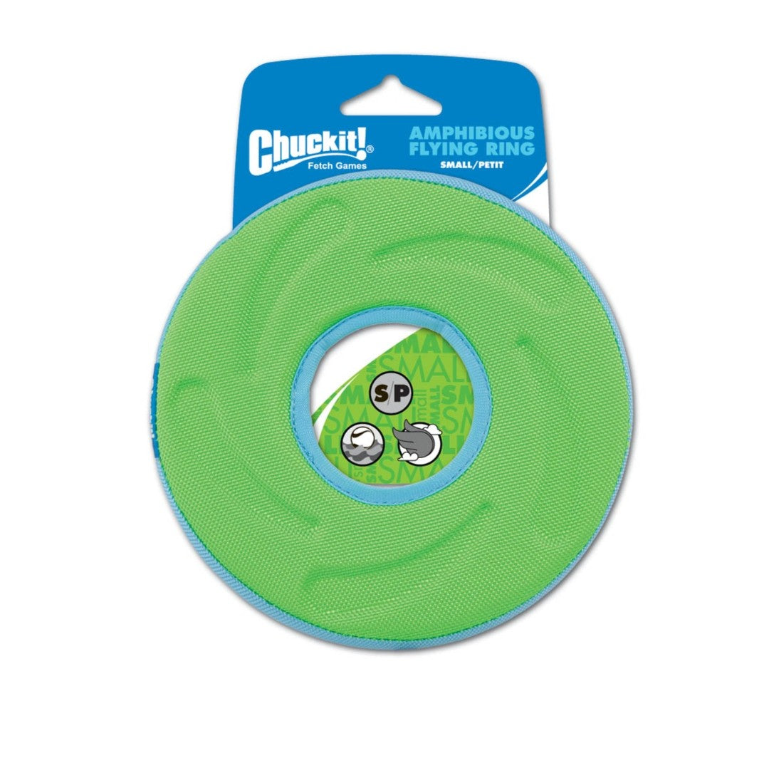 Chuckit ZipFlilght Flying Ring Dog Toy Small