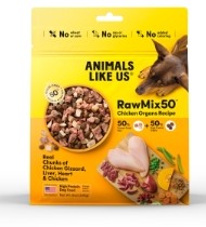 Animals Like Us Freeze Dried Raw Mix 50 CF Chicken Dog 8 oz