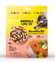 Animals Like Us Freeze Dried Raw Mix 50 Ocean Fish and Salmon Dog 8 oz