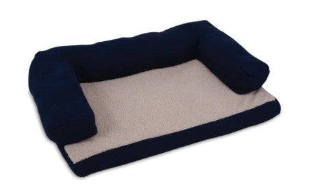 Petmate Aspen Pet 40"×30" Bolstered Ortho Pet Bed