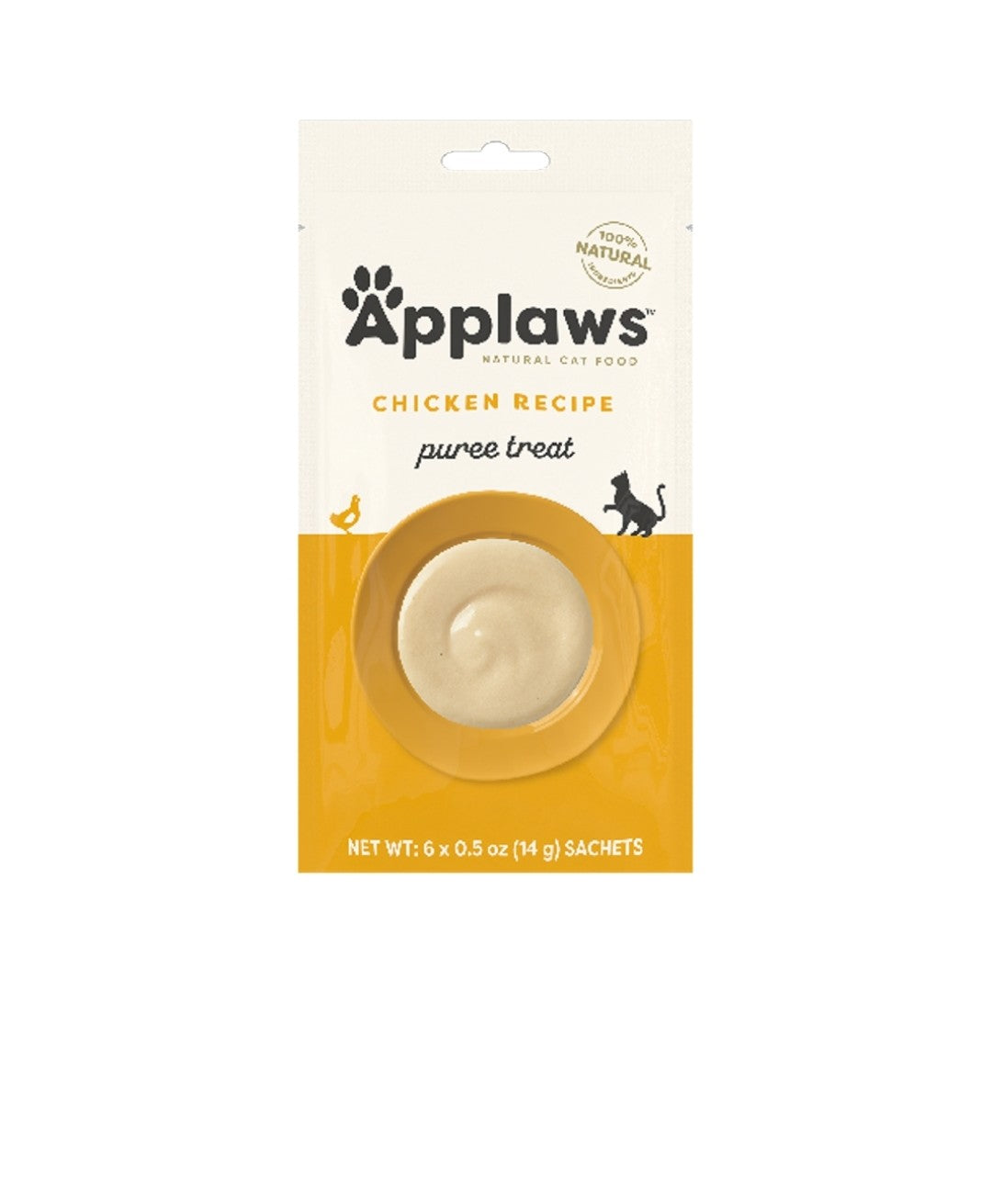 Applaws Cat Grain Free Chicken Puree Treats 6.50 oz 10 pack
