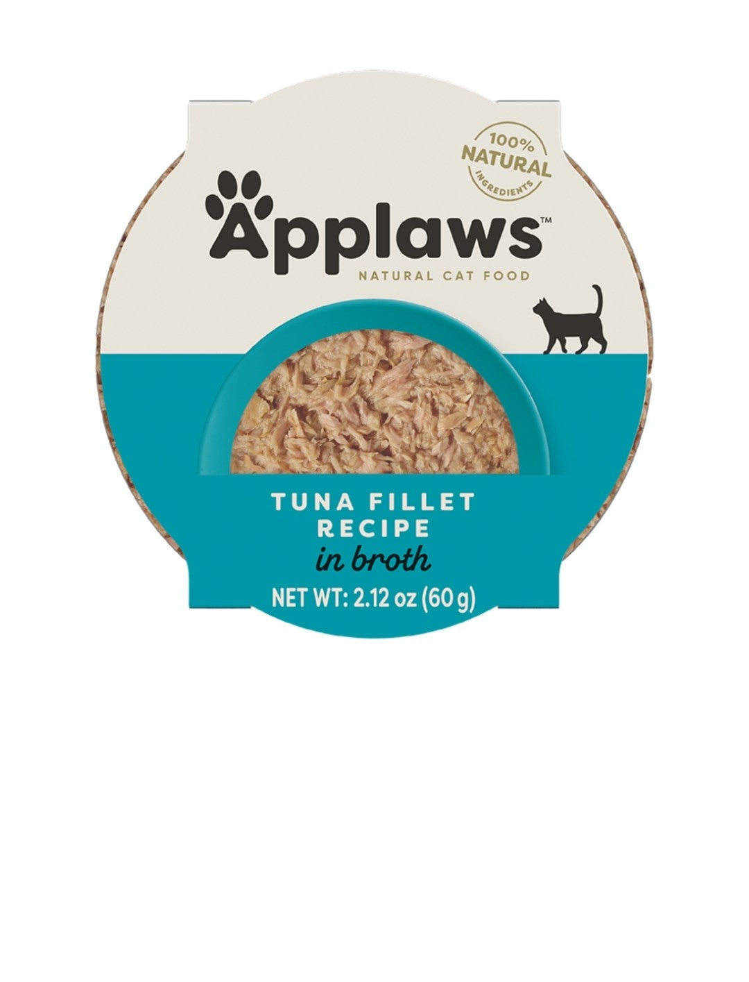 Applaws Cat Tuna Fillet In Broth Peel Top 2.12 oz 10 pack