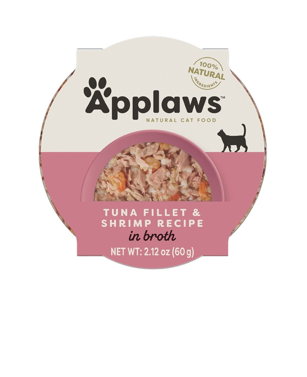 Applaws Cat Tuna Fillet With Shrimp Peel Top 2.12 oz 10 pack