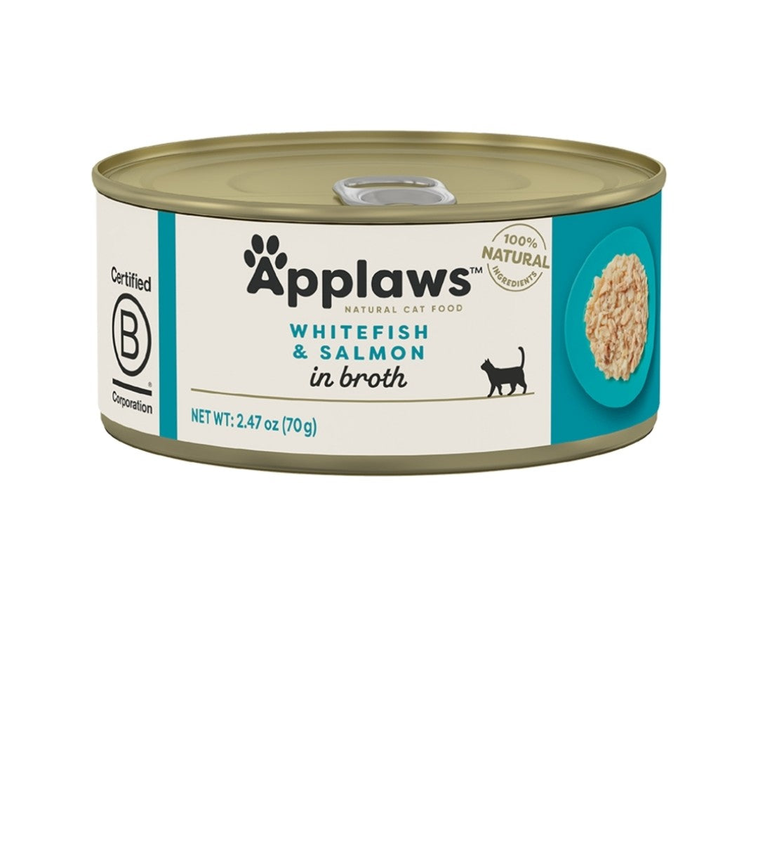 Applaws Cat Whitefish With Sockeye Salmon 2.47 oz 24 pack