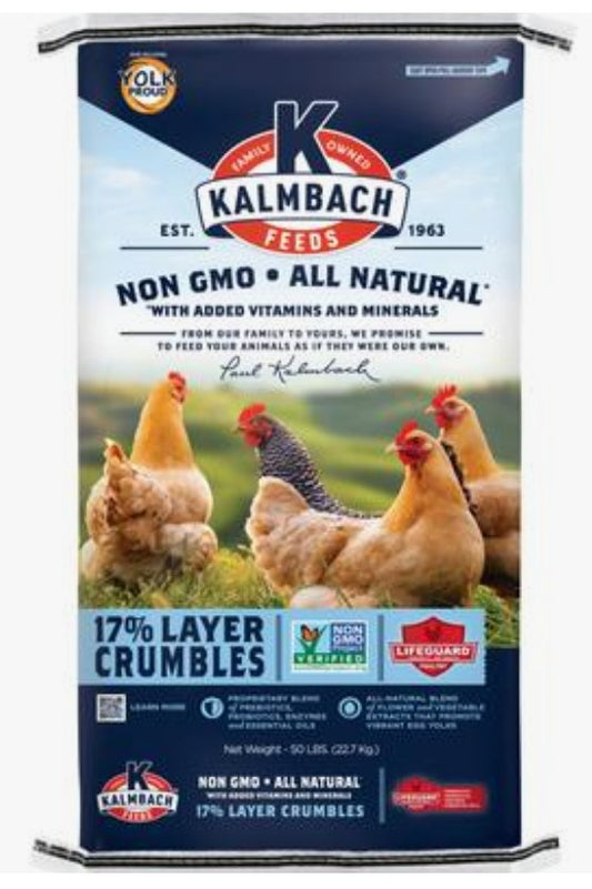 NON-GMO 17 % Layer Crumbles 50lb