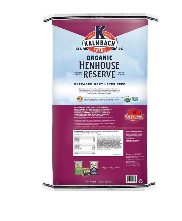 Organic henhouse reserve