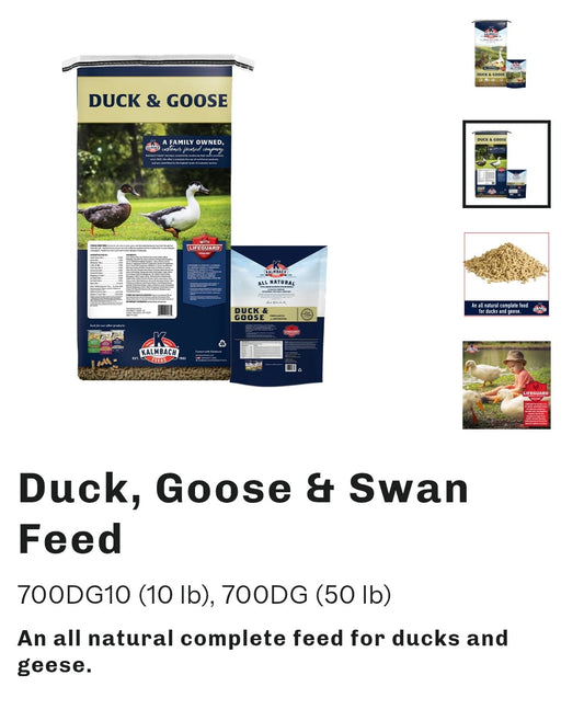 Duck, Goose & Swan Feed