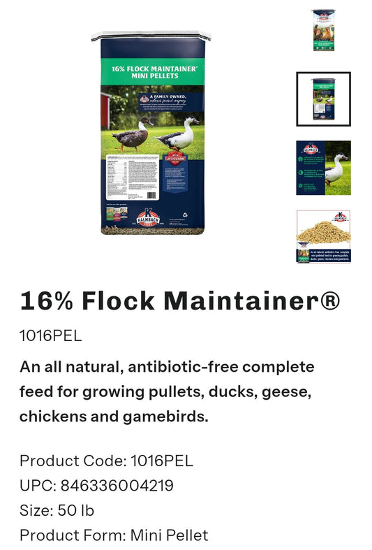 16% Flock Maintainer 50lb