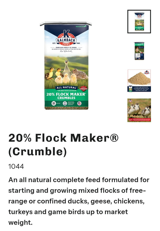 20% Flock Maker Crumble