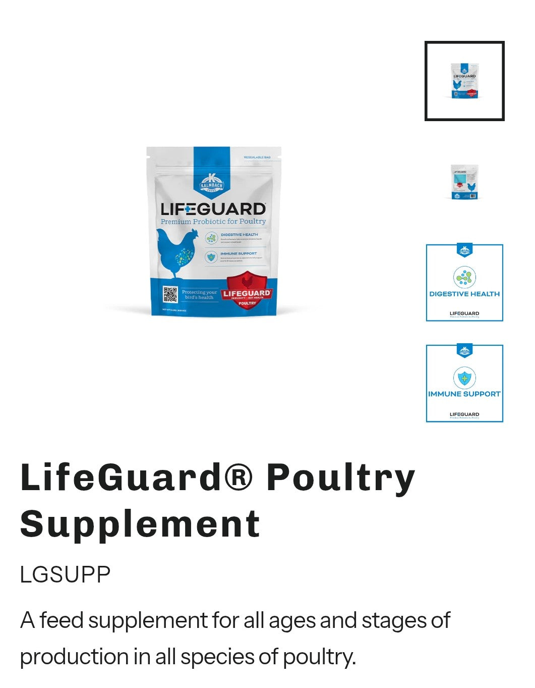 Life Guard Poultry Supplement  2lb
