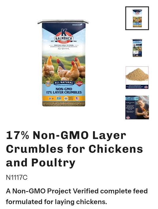17% Non- GMO Layer Crumbles