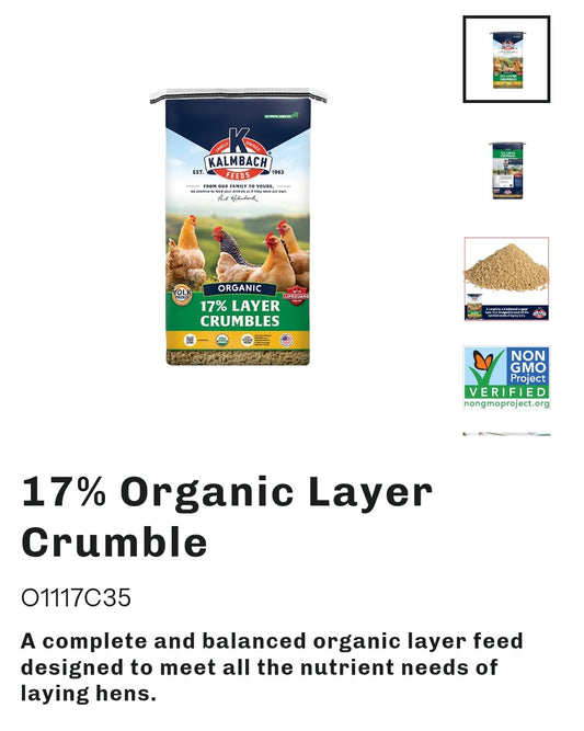 17% Organic Layer Crumble