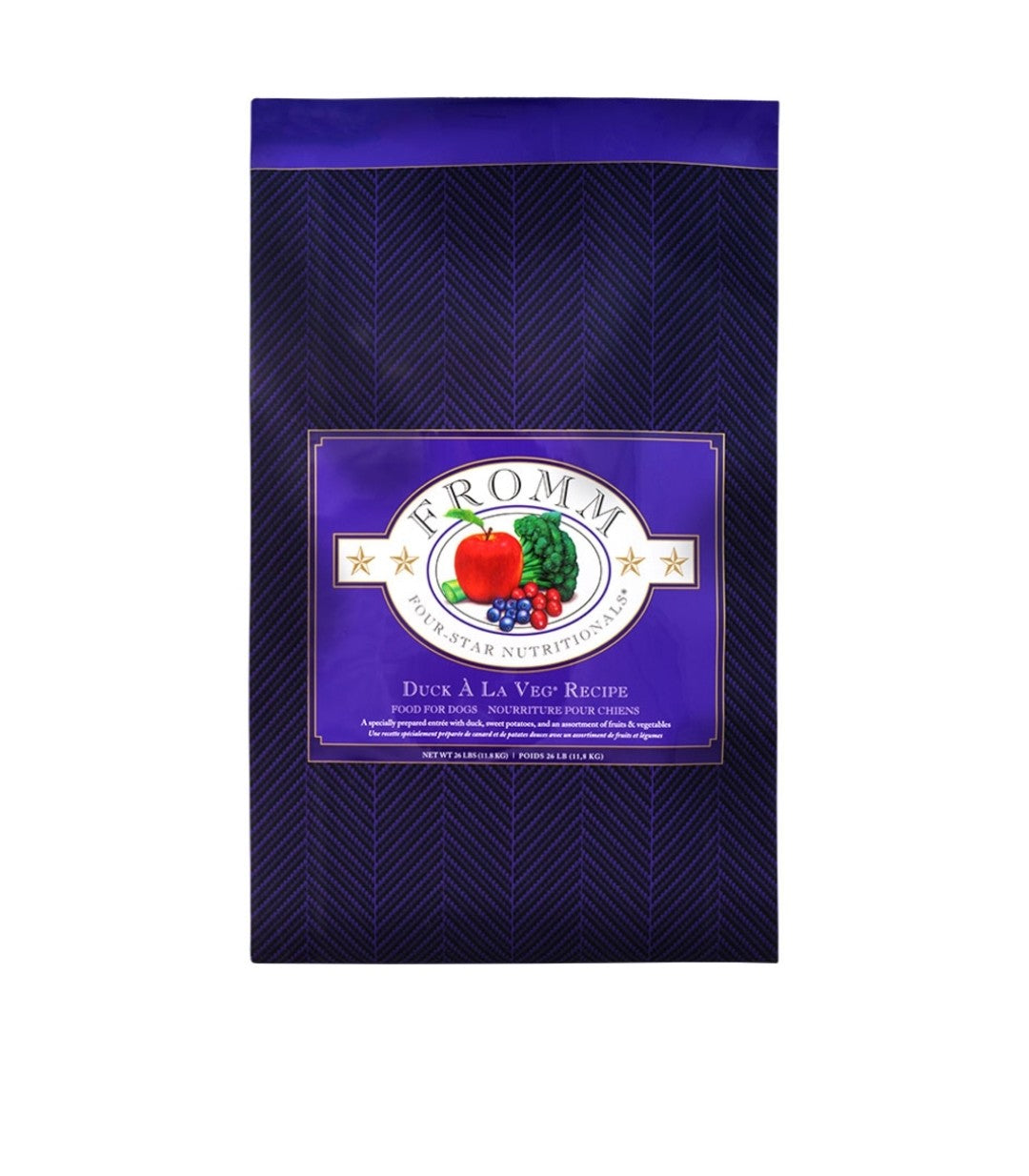 Fromm Dog Food  4 Star Duck A La Veg 4lb