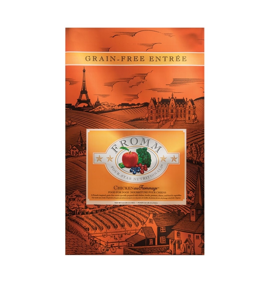 Fromm Dog Food 4 Star Grain Free Chicken Au Frommage 4lb